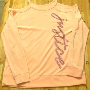 ‘Justice active’ fluffy long sleeve top